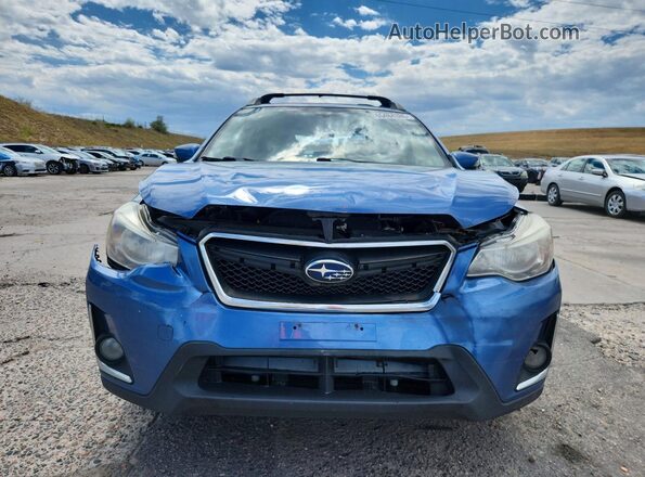 JF2GPANC2H8257629 2017 SUBARU CROSSTREK Blue Vista frontal