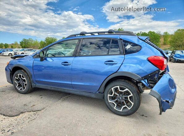 JF2GPANC2H8257629 2017 SUBARU CROSSTREK Blue Trasero izquierdo