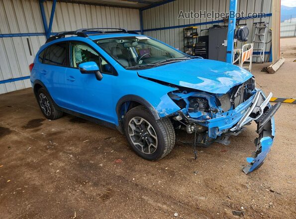 JF2GPANC6G8217911 2016 SUBARU CROSSTREK Синий Передняя правая четверть