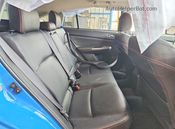 JF2GPANC6G8217911 2016 SUBARU CROSSTREK Синий Вид задних сидений