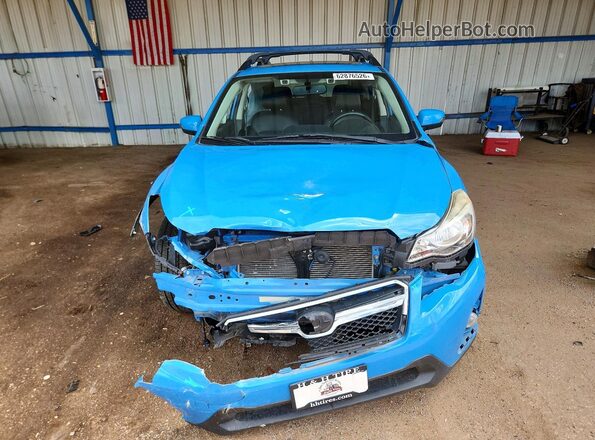 JF2GPANC6G8217911 2016 SUBARU CROSSTREK Синий Вид спереди