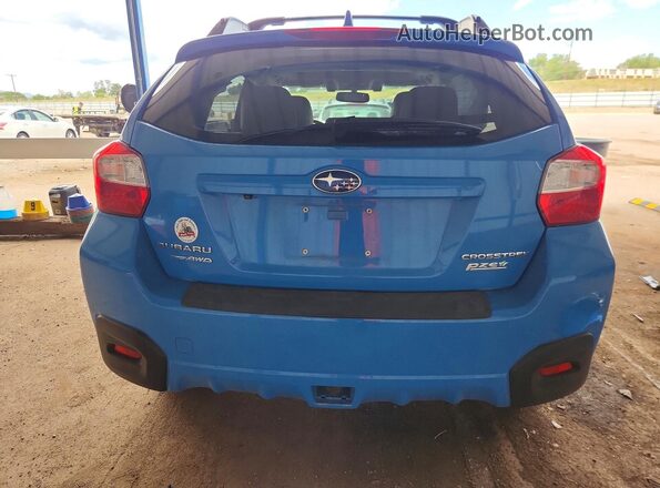 JF2GPANC6G8217911 2016 SUBARU CROSSTREK Синий Вид сзади