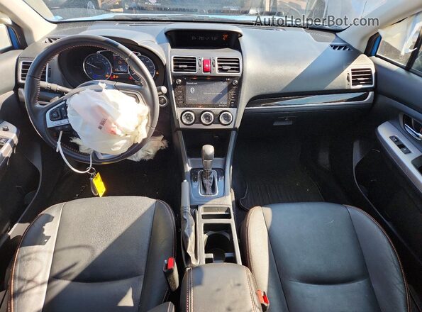JF2GPANC6G8217911 2016 SUBARU CROSSTREK Синий Вид панели приборов