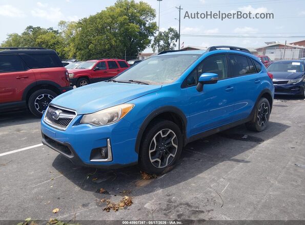 JF2GPANC7G8234216 2016 SUBARU CROSSTREK Blue Widok z przodu