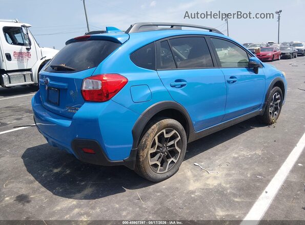 JF2GPANC7G8234216 2016 SUBARU CROSSTREK Blue Tył prawy