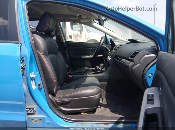 JF2GPANC7G8234216 2016 SUBARU CROSSTREK Blue Widok wnętrza z przodu