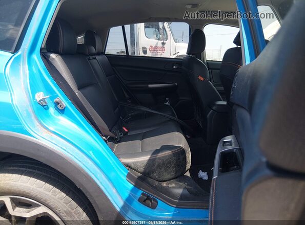 JF2GPANC7G8234216 2016 SUBARU CROSSTREK Blue Widok naklejki z numerem VIN