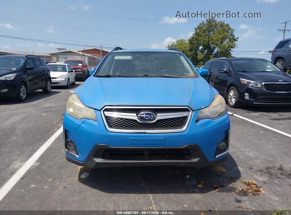 JF2GPANC7G8234216 2016 SUBARU CROSSTREK Blue Widok deski rozdzielczej