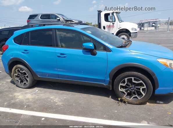 JF2GPANC7G8234216 2016 SUBARU CROSSTREK Blue Widok zestawu wskaźników