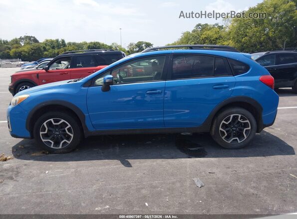 JF2GPANC7G8234216 2016 SUBARU CROSSTREK Blue Widok wnętrza z tyłu