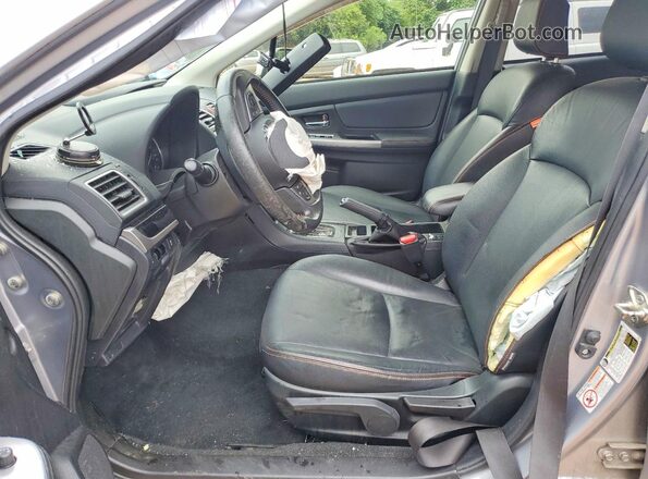 JF2GPANC7H8263491 2017 SUBARU CROSSTREK Silver Вид салону спереду