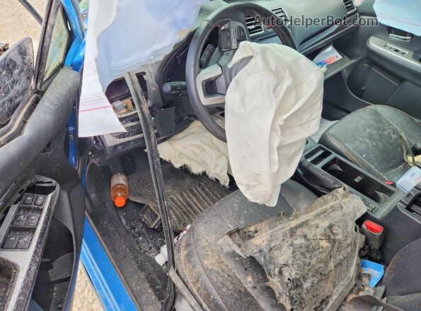 JF2GPANC8G8247704 2016 SUBARU CROSSTREK Blue წინა პანელის ხედი