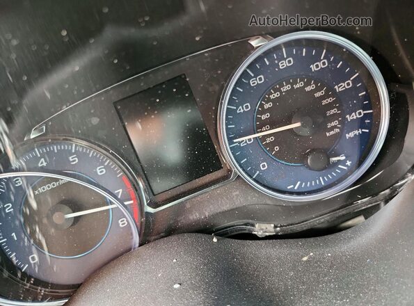 JF2GPANC8G8247704 2016 SUBARU CROSSTREK Blue ხელსაწყოთა პანელის ხედი