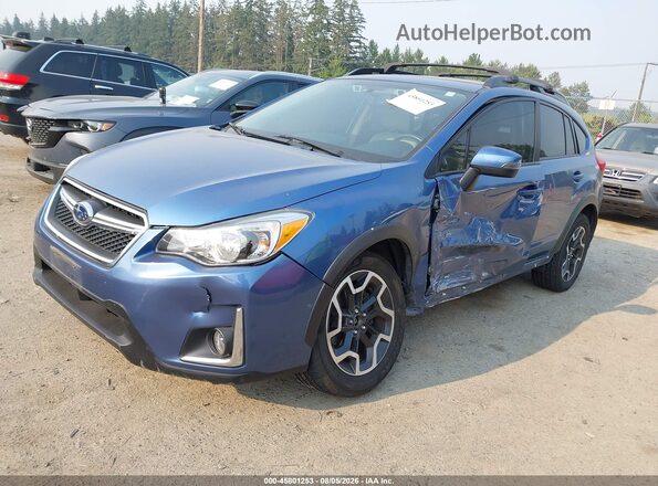 JF2GPANC8G8272845 2016 SUBARU CROSSTREK Синий Передняя левая четверть