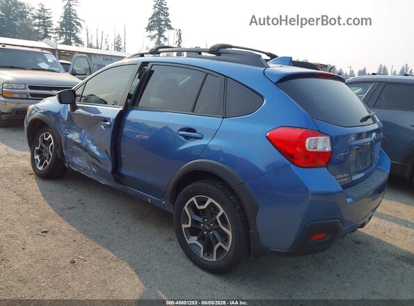 JF2GPANC8G8272845 2016 SUBARU CROSSTREK Синий Задняя левая четверть