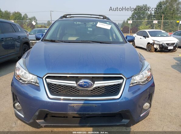 JF2GPANC8G8272845 2016 SUBARU CROSSTREK Синий Вид щитка приборов
