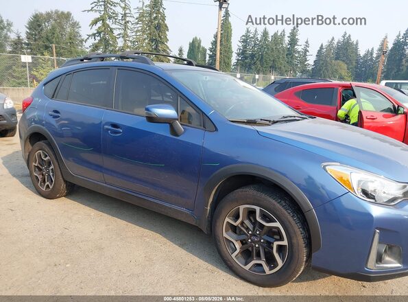 JF2GPANC8G8272845 2016 SUBARU CROSSTREK Синий Вид задней части салона