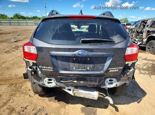 JF2GPANC8H8205566 2017 SUBARU CROSSTREK Gray Հետևի տեսք
