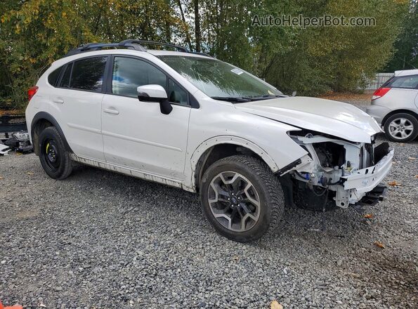 JF2GPANC9H8227480 2017 SUBARU CROSSTREK White Հետևի տեսք