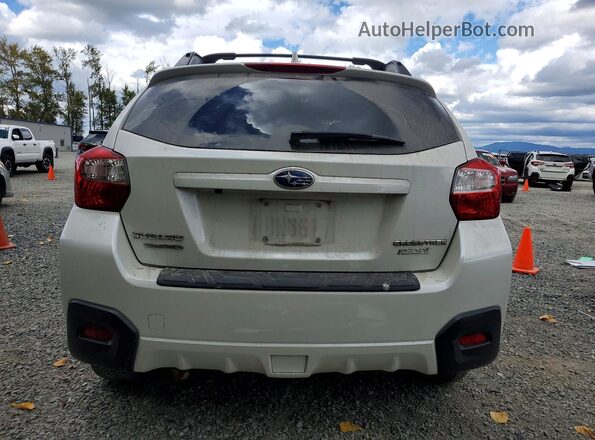JF2GPANC9H8227480 2017 SUBARU CROSSTREK White Հետևի նստատեղերի տեսք