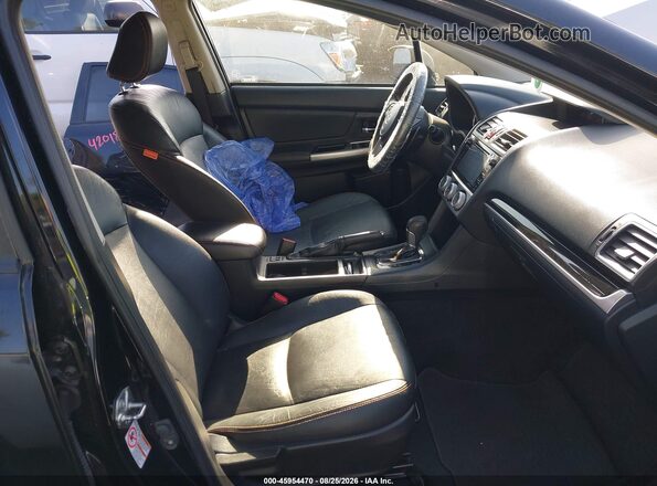 JF2GPANCXG8279604 2016 SUBARU CROSSTREK Черный Вид салона спереди
