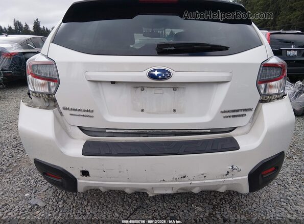 JF2GPBLC6GH259276 2016 SUBARU CROSSTREK HYBRID White წინა ხედი