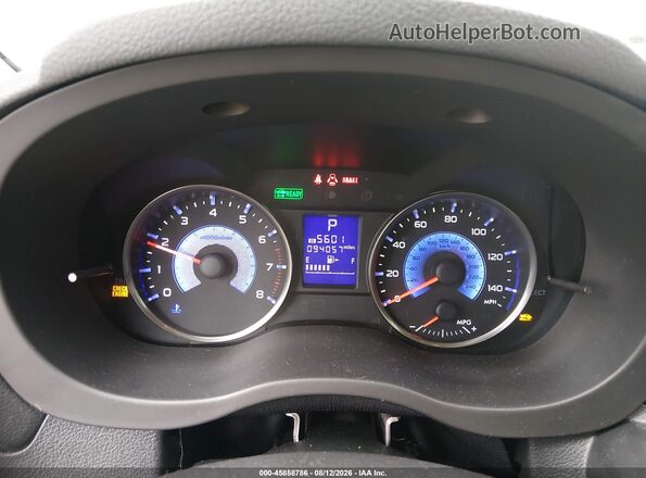 JF2GPBLC6GH259276 2016 SUBARU CROSSTREK HYBRID White უკანა სავარძლების ხედი