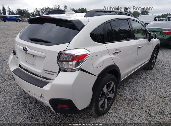 JF2GPBLC6GH259276 2016 SUBARU CROSSTREK HYBRID White უკანა მარჯვენა