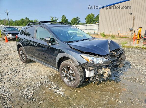 JF2GTAAC1JH233457 2018 SUBARU CROSSTREK Черный Передняя правая четверть