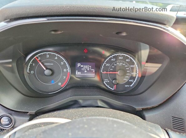 JF2GTAAC1JH233457 2018 SUBARU CROSSTREK Черный Вид щитка приборов