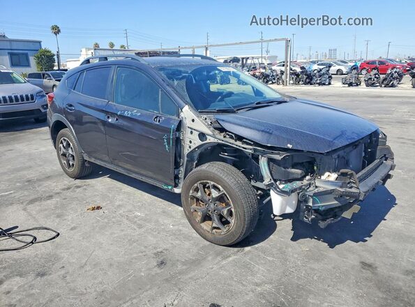 JF2GTAAC1K9388246 2019 SUBARU CROSSTREK Серый Передняя правая четверть