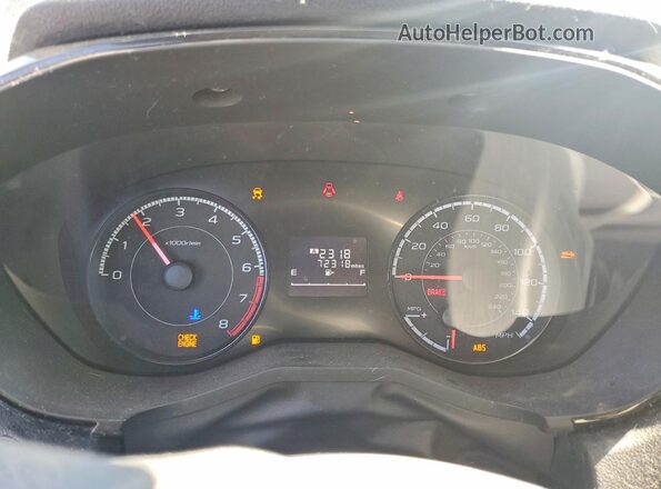 JF2GTAAC1K9388246 2019 SUBARU CROSSTREK Серый Вид щитка приборов