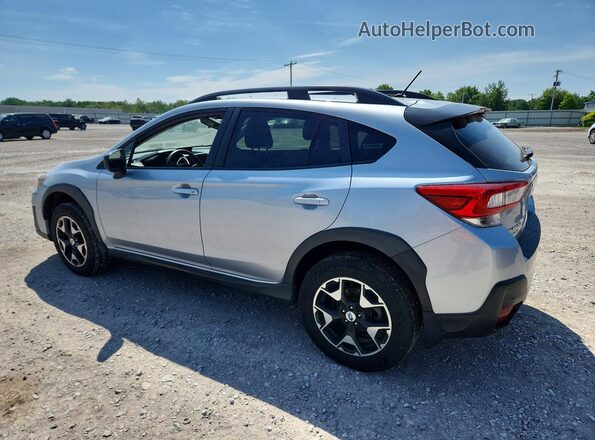 JF2GTAAC2JH213167 2018 SUBARU CROSSTREK Silver Rear left