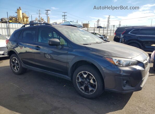 JF2GTAAC5KH365946 2019 SUBARU CROSSTREK Серый Передняя правая четверть