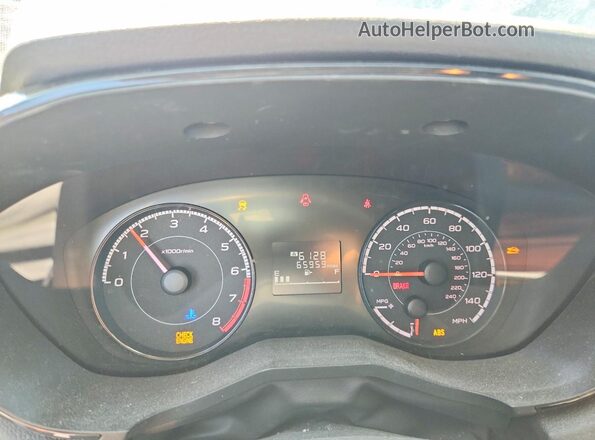 JF2GTAAC6KG315868 2019 SUBARU CROSSTREK Серый Вид щитка приборов