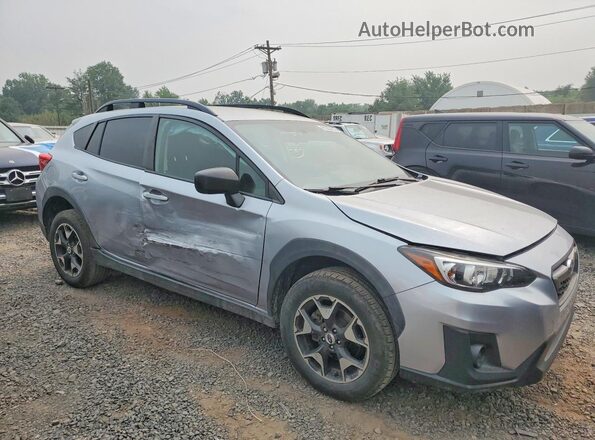 JF2GTAAC7JH268312 2018 SUBARU CROSSTREK Silver Front right