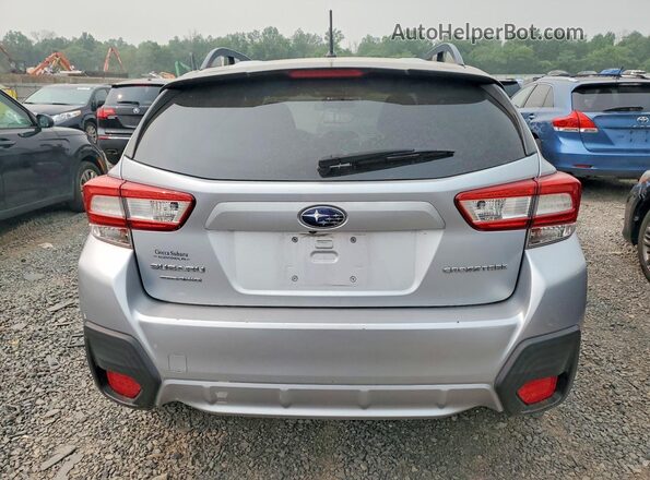 JF2GTAAC7JH268312 2018 SUBARU CROSSTREK Silver Rear view
