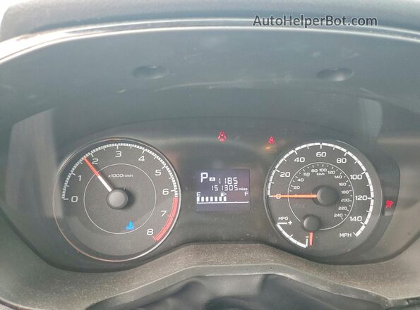 JF2GTAAC7JH268312 2018 SUBARU CROSSTREK Silver Instrument cluster view