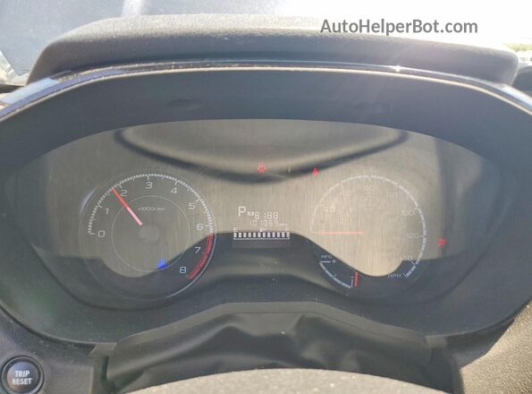 JF2GTAAC8JH226196 2018 SUBARU CROSSTREK Gray Instrument cluster view