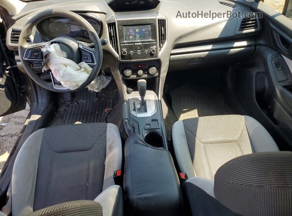 JF2GTAAC8JH226196 2018 SUBARU CROSSTREK Gray Dashboard view
