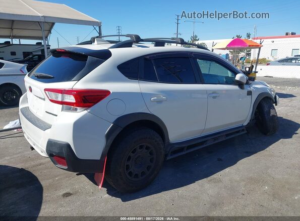 JF2GTABC0JH205647 2018 SUBARU CROSSTREK White Tył prawy