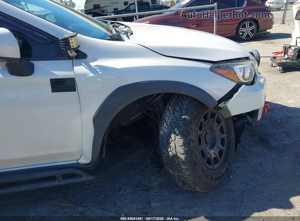 JF2GTABC0JH205647 2018 SUBARU CROSSTREK White Widok zestawu wskaźników