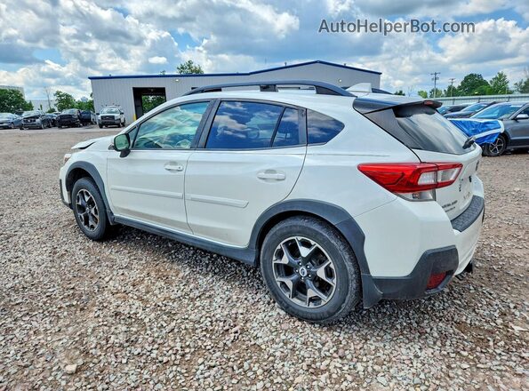 JF2GTABC0JH222044 2018 SUBARU CROSSTREK Белый Задняя левая четверть