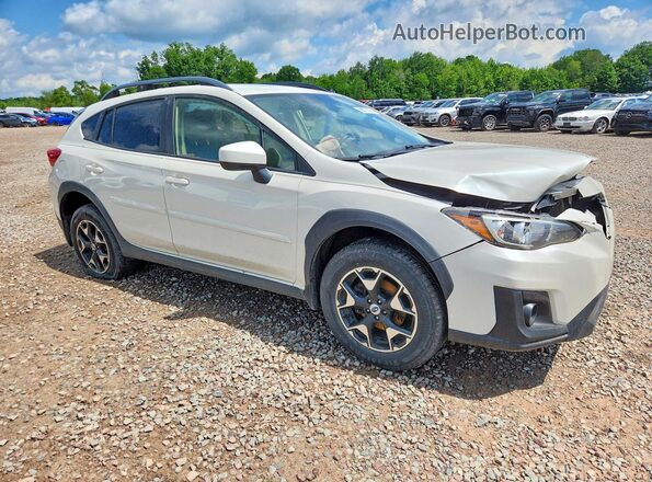 JF2GTABC0JH222044 2018 SUBARU CROSSTREK Белый Передняя правая четверть
