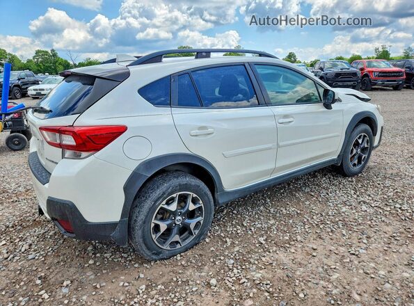 JF2GTABC0JH222044 2018 SUBARU CROSSTREK Белый Задняя правая четверть