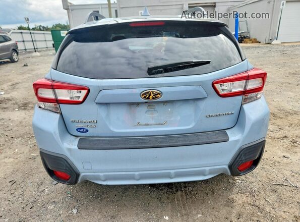 JF2GTABC0JH238003 2018 SUBARU CROSSTREK Blue Rear view