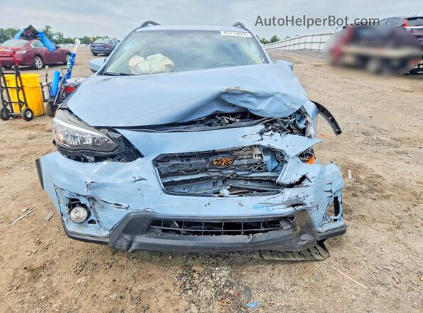 JF2GTABC0JH238003 2018 SUBARU CROSSTREK Blue Front view