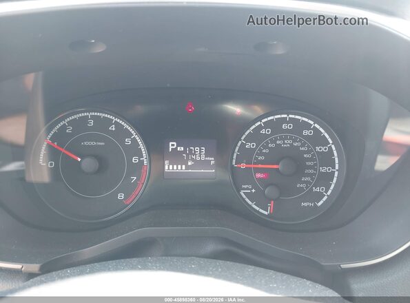 JF2GTABC0JH259241 2018 SUBARU CROSSTREK Light Blue Հետևի նստատեղերի տեսք