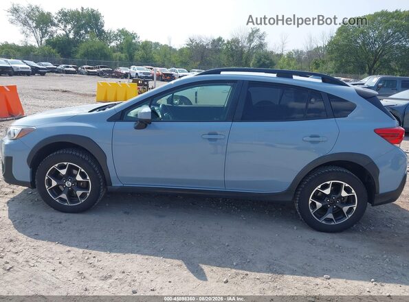 JF2GTABC0JH259241 2018 SUBARU CROSSTREK Light Blue Սալոնի 360 աստիճան տեսք