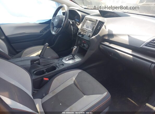 JF2GTABC0JH269803 2018 SUBARU CROSSTREK Orange წინა სალონის ხედი